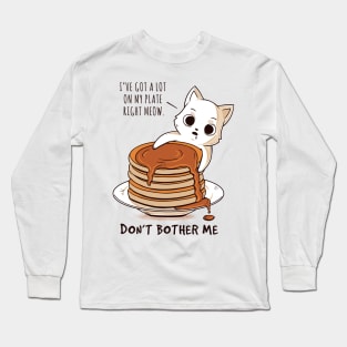 Cat Pancakes Long Sleeve T-Shirt